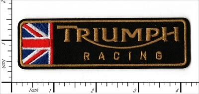 26 Pcs Embroidered Iron on patches Triumph Racing 103x31mm AP063tRb - Image 1 of 2