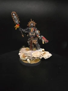 Warhammer 40k Space Marines Deathwatch Chaplain, Painted & Based. - Picture 1 of 5