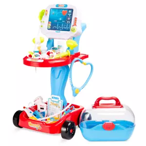 (NEW)Best Choice Products Play Doctor Kit for Kids, Pretend Medical Station Set - Picture 1 of 6