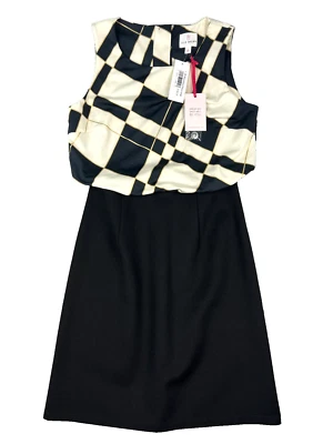 JB на Julie коричневый платье Victoria большой черный кремовый золото без рукавов карьера новый - Изображение 1 из 4