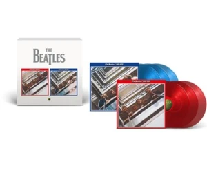 The Beatles 1962–1966 & 1967-1970 2023 Limited Red & Blue Vinyl Box Set - Picture 1 of 10