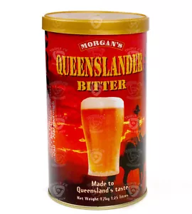 Morgans Queenslander Bitter Ale 1.7kg Home Brew Beer Kit Quality - Imagen 1 de 2