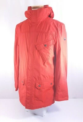 VICTORINOX Terrain Parka Men Rainy Coat Jacket with Hoodie Red Size Medium Foto 1 de 4