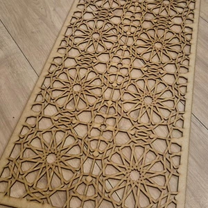 Gabinete radiador pantalla mandela simétrica corte láser panel MDF 3 mm 6 mm 0172 - Imagen 1 de 15