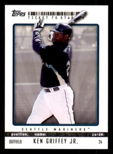 2009 Topps Ticket to Stardom #24 Ken Griffey Jr. (ref 235173) - Picture 1 of 2
