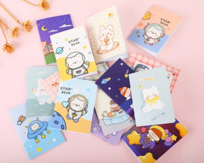 4 x Diario pequeño diario de viaje cuaderno mini diario diario Foto 1 de 4