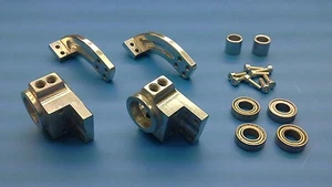 Original Lauterbacher Alu-Achsschenkel / Lenkhebel für FG Evo vorne - Bild 1 von 1