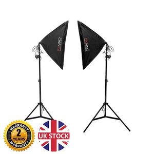 Kit de softbox de iluminación continua Producto Fotografía Video Luces UK Stock 1050W - Imagen 1 de 3
