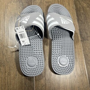 Adidas Unisex-Adulto Adissage Slides Sandalia Gris Talla 17 - Imagen 1 de 4