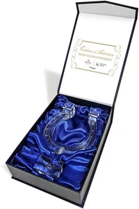 Church Hill Downs Crystal Horse Shoe with Race-Used Kentucky Derby Dirt - Picture 1 of 1