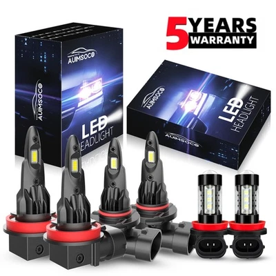 For Honda Accord 2013 2014 2015 LED Headlight & Fog Light Bulbs Combo Kit - Image 1 of 4