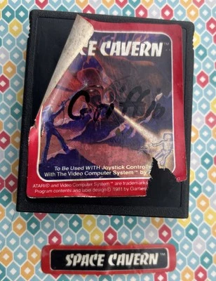 Space Cavern Atari 2600 1981 Apollo Games Untested Label Damage Combine - Image 1 of 4