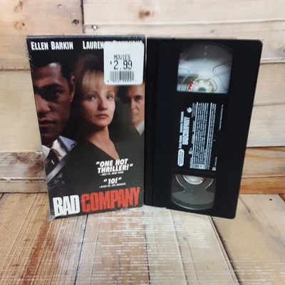 Bad Company VHS Used Ellen Barkin Laurence Fishburne Thriller - Image 1 of 4