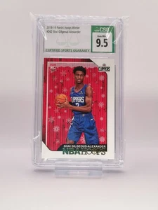 2018-19 Panini NBA Hoops Winter Shai Gilgeous-Alexander Rookie #262 CSG 9.5 - Foto 1 di 1