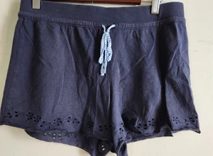 Pantaloncini da notte Nautica donna S blu vita pull on coulisse salotto - Foto 1 di 4
