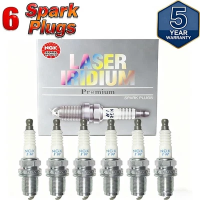 6x Iridium Spark Plugs IZFR5K11 3657 Laser for Honda Odyssey Pilot Acura MDX - Image 1 of 4