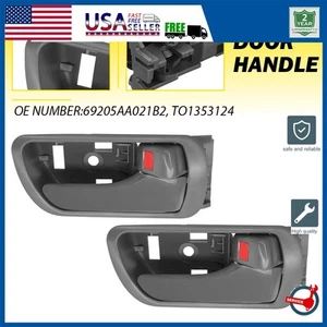 Interior Door Handle For 02-06 Toyota Camry Front + Rear Right Gray TO1353124 F - Picture 1 of 11