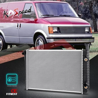 DPI-924 Aluminum Core Racing Radiator for 85-94 Chevy Astro/GMC Safari 2.5L 4.3L - Image 1 of 4