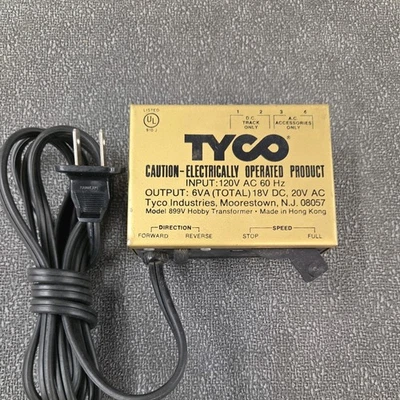 2 Vintage Tyco HO Scale Model 899V Hobby Transformer Railroad Train Power Pack  - Image 1 of 4