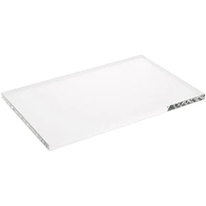 Plymor Clear Acrylic Rectangular Display Base, 6" W x 4" D x 0.25" H - Picture 1 of 1