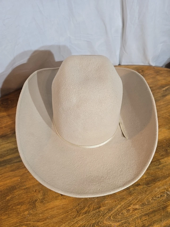Sombrero de vaquero de lana Western Wrangler vintage talla 7 1/8 Foto 1 de 4