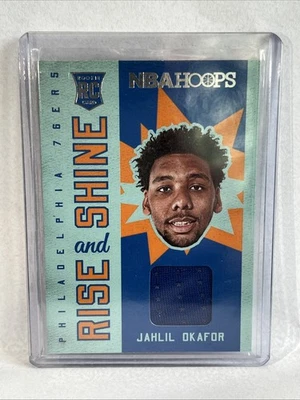 2015-16 Panini NBA Hoops - Rise N Shine Memorabilia Jahlil Okafor Relic RC - Image 1 of 2