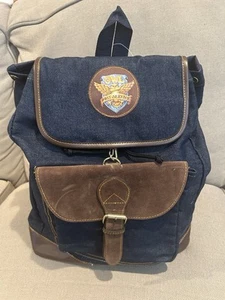 Nuovo Harry Potter Vintage 2001 Zaino Denim Gufo Servizio Postale - Foto 1 di 12