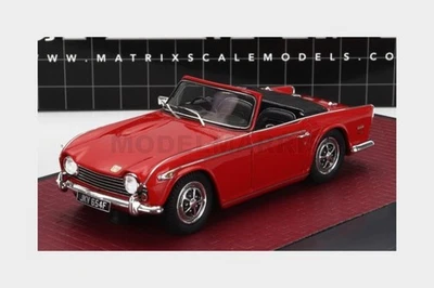 MATRIX SCALE MODELS MX41902-041 TRIUMPH - TR5 CABRIOLET OPEN 1967 - RED - 1/43 - Immagine 1 di 2