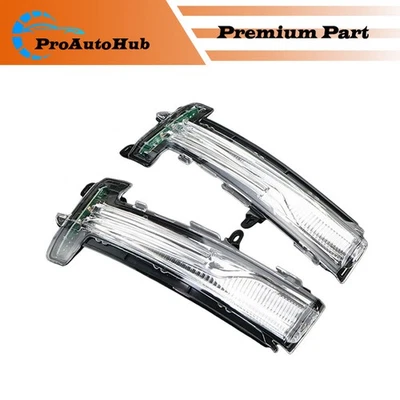 Pair LED Wing Mirror Turn Signal Indicator Light For Volvo XC60 2014-2017 - Image 1 of 4