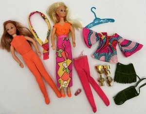 MATTEL 70ER JAHRE ROCK FLOWER PUPPE HEIDEKRAUT & FLIEDER PUPPEN PLUS EXTRAS - Bild 1 von 20