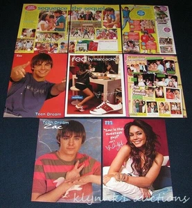 Zac Efron Vanessa HSM 24 páginas completas revista recortes pinups lote L416-B - Imagen 1 de 3