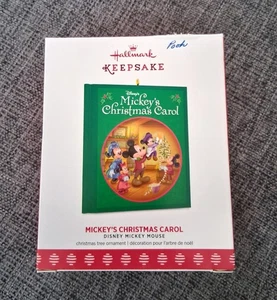 Hallmark Keepsake Mickey's Christmas Carol Book Ornament - Picture 1 of 6