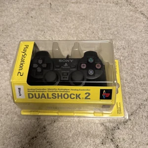 PlayStation 2 PS2 DualShock 2 Controller in Schwarz - Original Sony - NEU + OVP - Bild 1 von 8