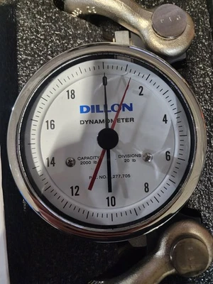Tensor de alambre escala grúa dinamómetro Dillon 2000 lb resistente nuevo Foto 1 de 4