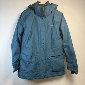 Columbia Starr Pass Omni Heat Skijacke mit Kapuze Gr. XL Aegean Blue XR1527 - Bild 1 von 17