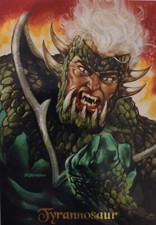 1994 Skybox Master Series Ultraverse Edition P0 -Tyrannosaur Promo Card