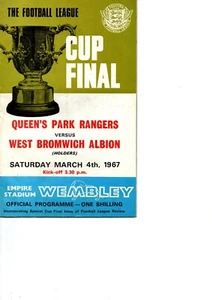 WBA v QPR / 1967 Football League Final / 12 page /Excellent cond./ No writing ec - Picture 1 of 3