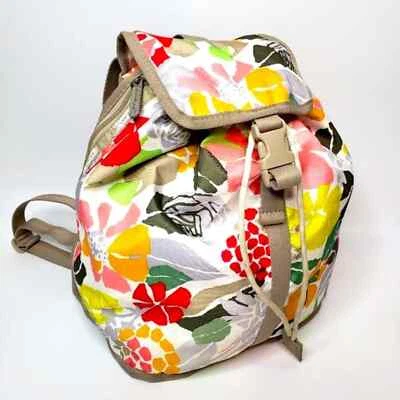 LeSportSac Floral Light Weight Mini Two Shoulder Back Pack - Image 1 of 4