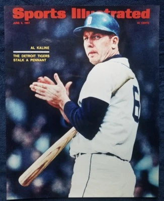 Al Kaline 11x14 Sports Illustrated  photo Detroit Tigers 1968 June 5 1967 - Изображение 1 из 2