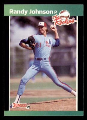 1989 Donruss Rookies #43 Randy Johnson UER - Image 1 of 2
