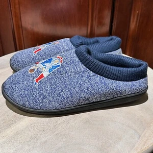 New England Patriots FOCO NFL Mens Poly Knit Team Sole Cup Slippers XL 13-14 New - Picture 1 of 13