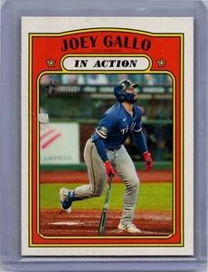 Joey Gallo 2021 Topps Heritage #180 Texas Rangers - Picture 1 of 2