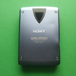 Sony WM-EX3 Walkman Kassettenspieler hellblau nur für Teile Reparatur energetisiert - Bild 1 von 8