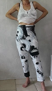 pantalon tablier MARITHÉ FRANCOIS GIRBAUD taille 42 fr 46i 40 D NEUF ÉTIQUETTE  - Picture 1 of 7