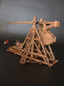 Medieval Trebuchet Kit de modelo de madera Kit de construcción de madera REGALO 380 * 210 * 200 mm - Imagen 1 de 10