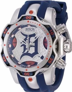 INVICTA MLB VENOM III 44MM SWISS QUARTZ STRAP WATCH DETROIT TIGERS 41872 - Picture 1 of 6