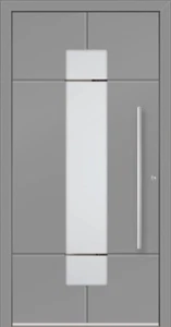 Beidseitig flügelüberdeckend ALUMINIUM Alu Haustür Schüco AT 100 04 RC2 auf Mass - Bild 1 von 8