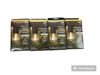 BUNDLE Feit Electric S14/822/FILED/4 1W 2200K 50 Lumens S14 StringLED LightBulb - Image 1 of 2