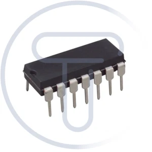 74HC02 Integrierte Schaltung, NOR-Gate, 2 Eingänge, 5,2mA, 2-6V, DIP-14 - Bild 1 von 1