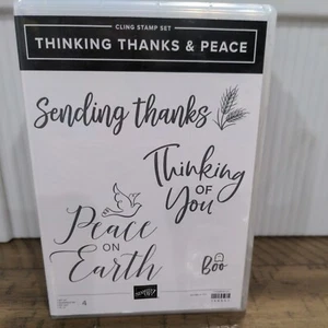 Stampin' Up! Thinking Thanks & Peace New Retired - Picture 1 of 3